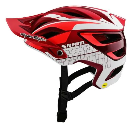 Troy Lee Designs A3 Helmet - SRAM rot