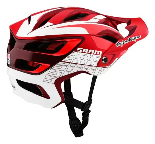 Troy Lee Designs A3 Helmet - SRAM rot