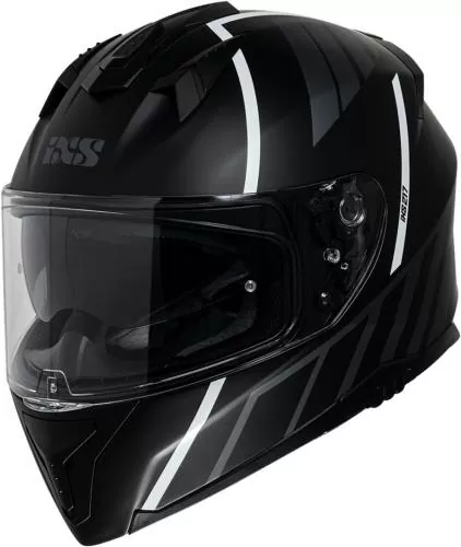 iXS Integralhelm iXS217 2.0 matt schwarz-weiss