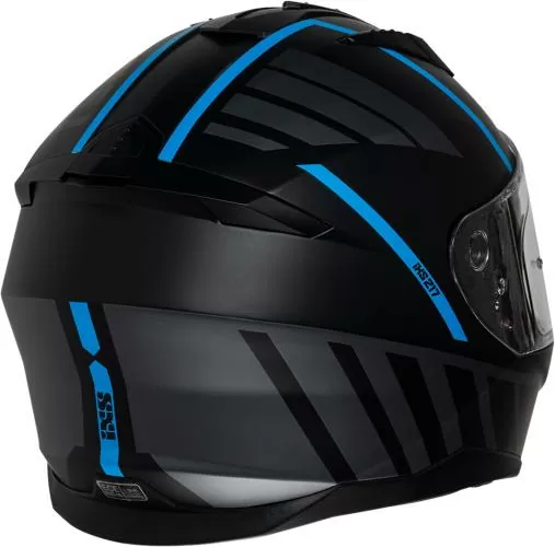 iXS Integralhelm iXS217 2.0 matt schwarz-hell blau