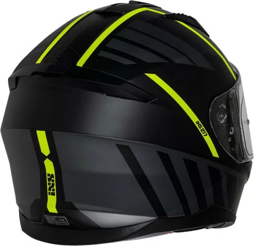 iXS Integralhelm iXS217 2.0 matt schwarz-gelb fluo