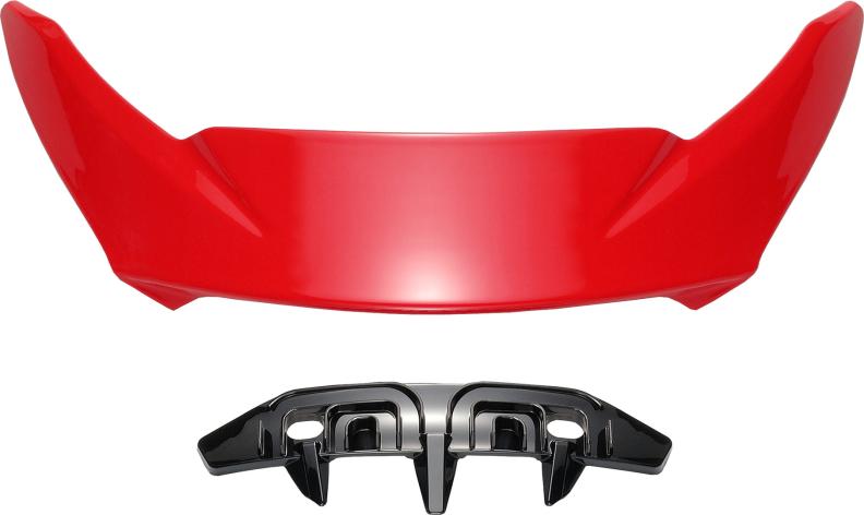 SHOEI Vent. Auslass hinten - s. rot