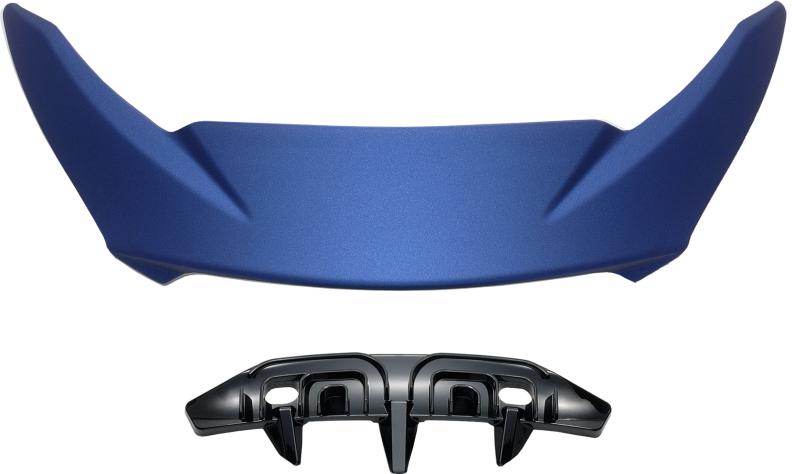 SHOEI Vent. Auslass hinten - mt. blau met.