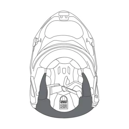 AGV Wangenpolster Sportmodular