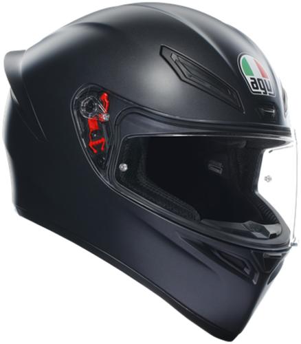 AGV Integralhelm K-1 S Mono Uni - schwarz