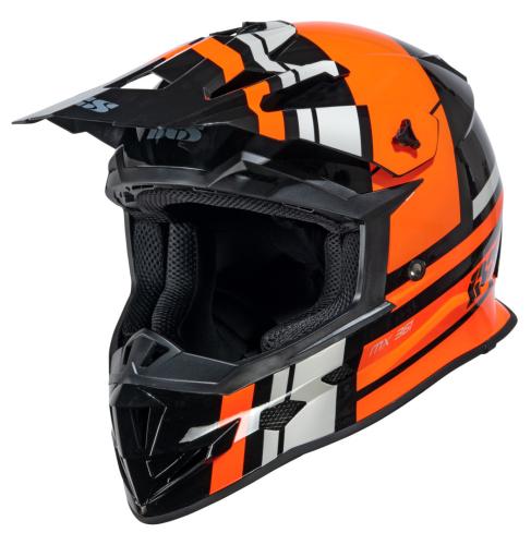 Image of iXS 361 2.3 Motocross Helm- schwarz-orange-grau