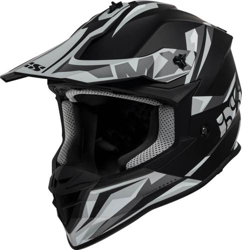 Image of iXS 362 2.0 Motocross Helm- schwarz matt-grau
