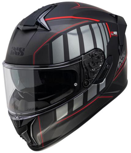 iXS 422 FG 2.1 Integralhelm - schwarz matt-rot