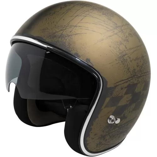 iXS 77 2.5 Open Face Helmet - gold matt-black