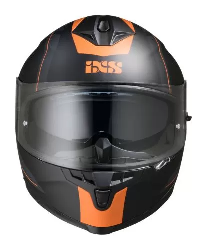 iXS HX 1100 2.0 Full Face Helmet - black matt-orange