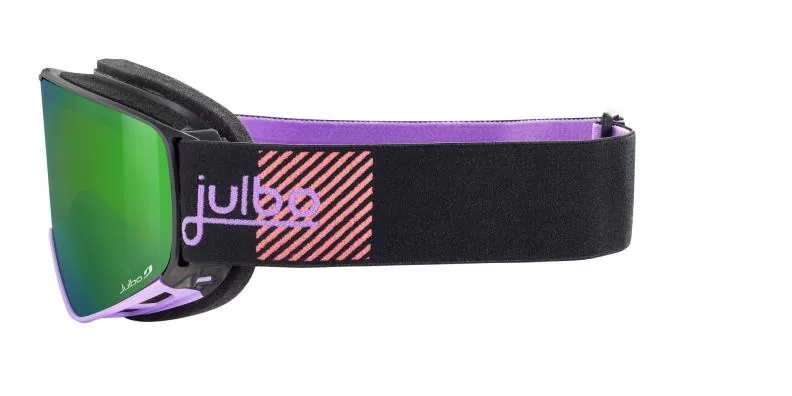 Julbo Skibrille Alpha - schwarz-violett, orange, flash grün