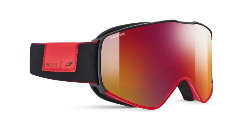 Julbo Ski Goggles Alpha - black-red, rot glarecontrol, flash red