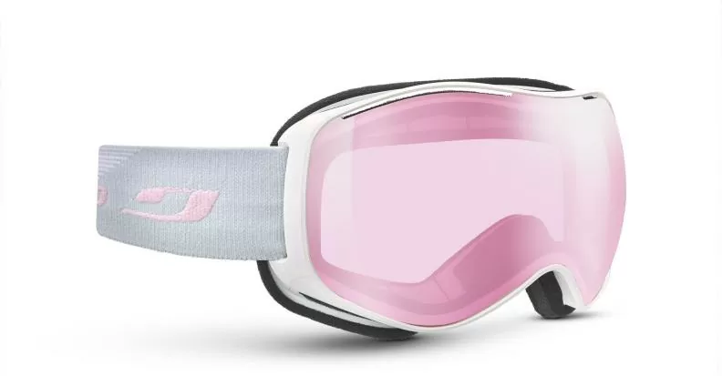 Julbo Ski Goggles Ellipse - white, rosa, flash silver