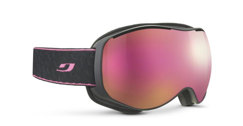 Einzelstück Julbo Skibrille Ellipse - schwarz/rosa, rosa, flash rosa