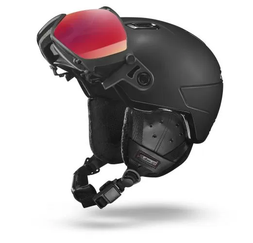 Julbo Skihelm Globe Evo - schwarz, reactiv 2-3 glarecontrol, flash rot Julbo Skihelm Globe Evo - schwarz, reactiv 2-3 glarecontrol, flash rot