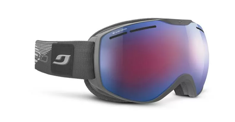 Julbo Skibrille Ison Xcl - grau, rot glarecontrol, flash blau