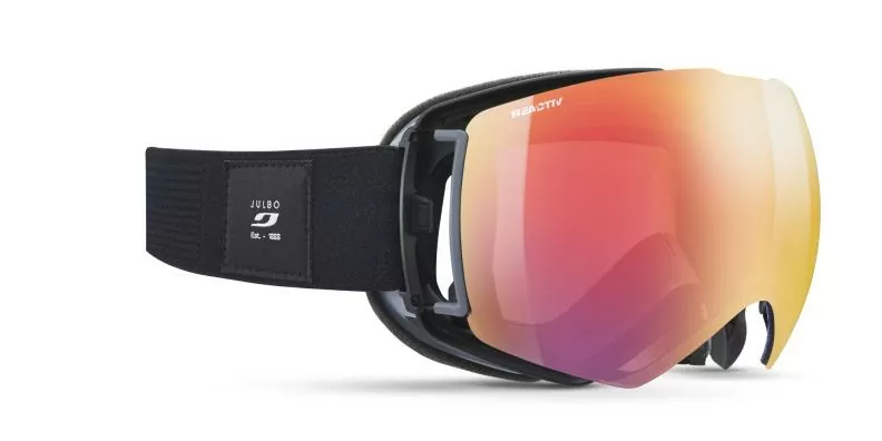Julbo Ski Goggles Lightyear - black-gray, reactiv 1-3 high contrast, flash red