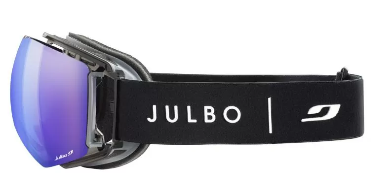 Julbo Skibrille Lightyear - schwarz-grau, reactiv 1-3 high contrast, flash blau
