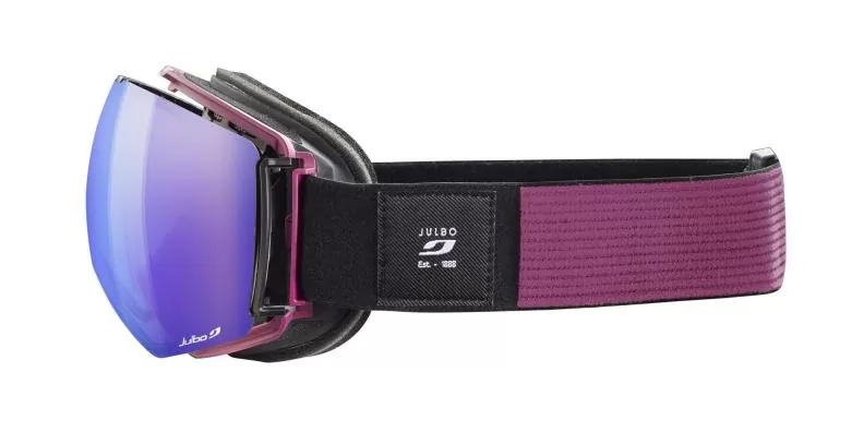 Julbo Ski Goggles Lightyear - black-purple, reactiv 1-3 high contrast, flash blue