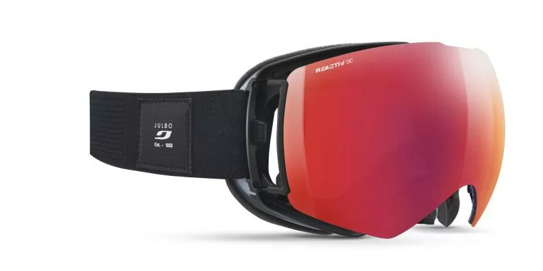 Julbo Ski Goggles Lightyear - black-gray, reactiv 2-3 glarecontrol, flash red