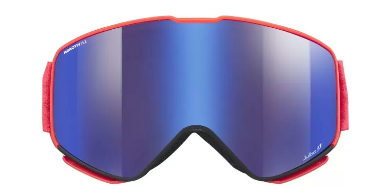 Julbo Ski Goggles Quickshift - rot, reactiv 2-4 polarized, flash blue