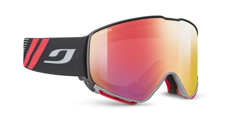 Julbo Skibrille Quickshift Otg - schwarz, reactiv 1-3 high contrast, flash rot