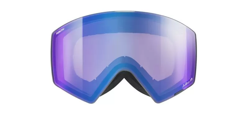 Julbo Ski Goggles Razor Edge - black, reactiv 1-3 high contrast, flash blue