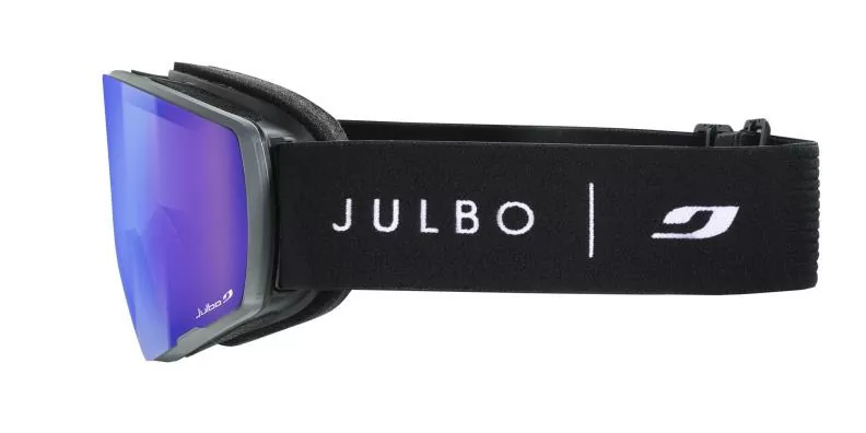 Julbo Skibrille Razor Edge - schwarz, reactiv 1-3 high contrast, flash blau