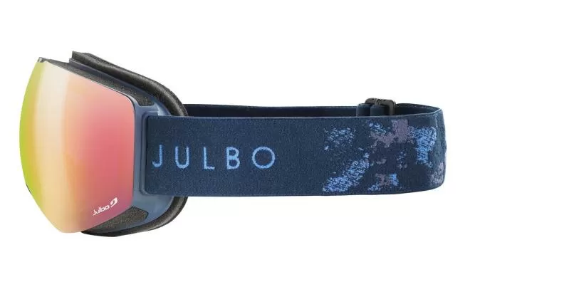 Julbo Skibrille Shadow - blau, reactiv 1-3 high contrast, flash rot