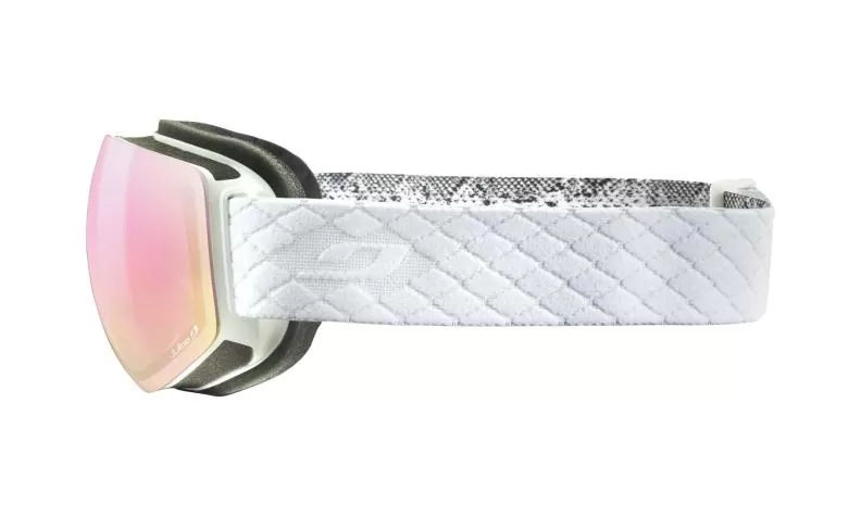 Julbo Ski Goggles Shadow - white, reactiv 1-3 high contrast, flash pink
