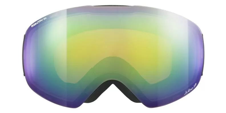Julbo Ski Goggles Skydome - black/white, reactiv 2-3 glarecontrol, flash green