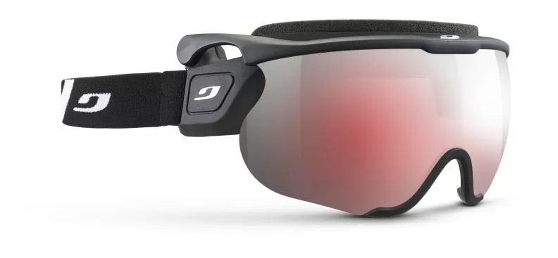 Julbo Ski Goggles Sniper Evo L - black, clair / rot / grau, interchangeable 