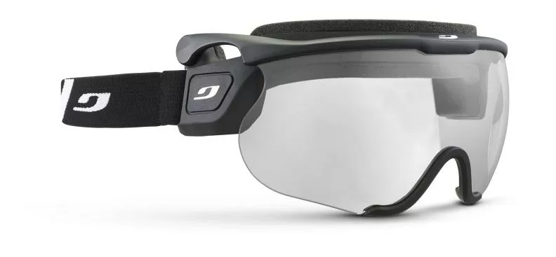 Julbo Ski Goggles Sniper Evo L - black, clair / rot / grau, interchangeable 