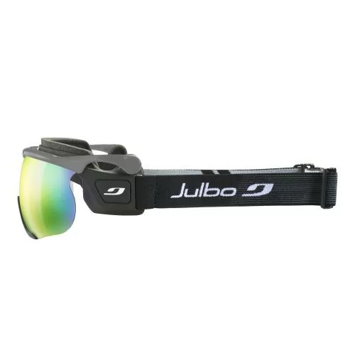 Julbo Ski Goggles Sniper Evo L - grey, reactiv 1-3 high contrast, flash green