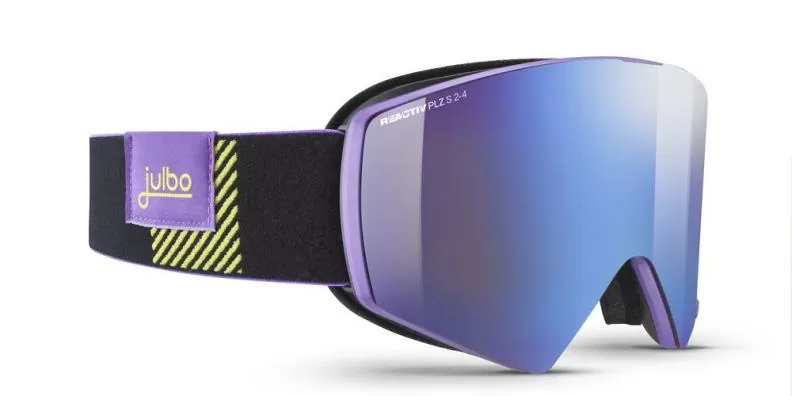 Julbo Ski Goggle Razor Edge - violet/black, reactiv 2-4 polarized, brown