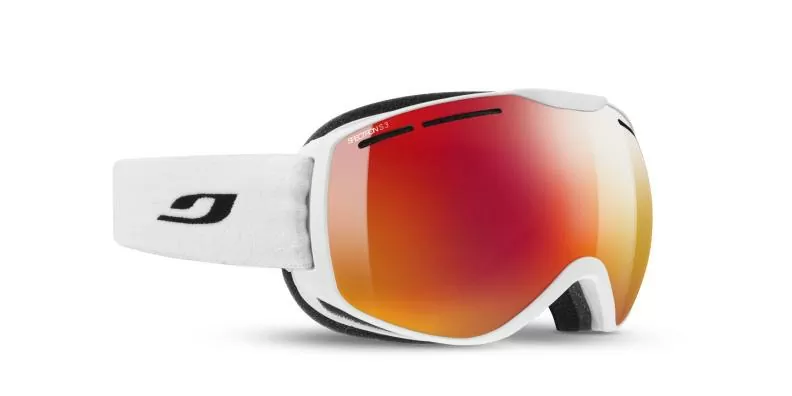Julbo Skibrille Fusion - weiß, spectron 3, orange
