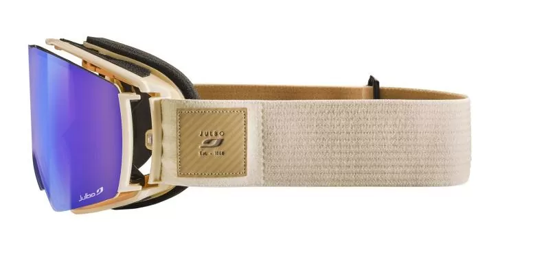 Julbo Skibrille Launcher - beige, reactiv 1-3 glare control, zinnoberrot