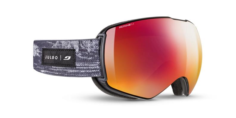 Julbo Skibrille Lightyear - tropisch schwarz, spectron 3 glare control, zinnoberrot