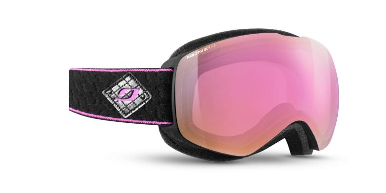 Julbo Skibrille Proxima - schwarz / rosa, reactiv 1-3 glare control, zinnoberrot