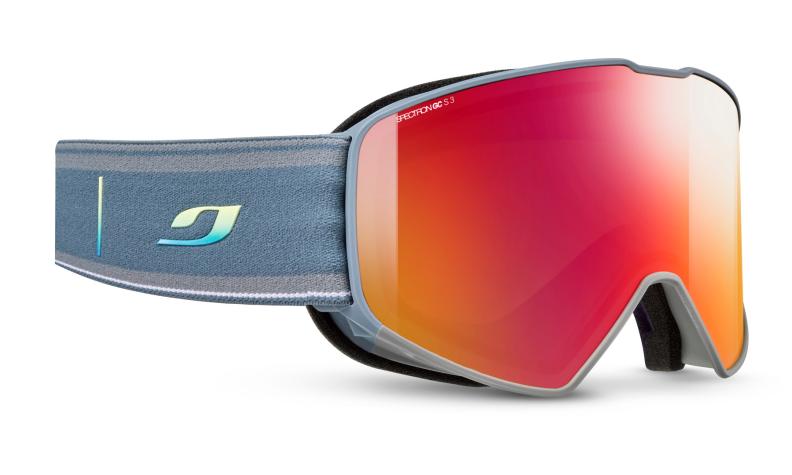Julbo Skibrille Cyrius-X - dunkelblau / grau, zinnoberrot