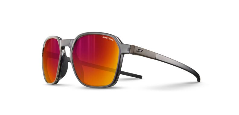 Julbo Sonnenbrille Drive - schwarz durchscheinend glänzend / dunkelgrün, rauchgrau