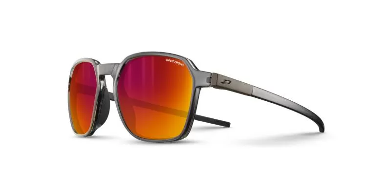 Julbo Sun Glasses Drive - black translucent glossy / dark green, smoky grey