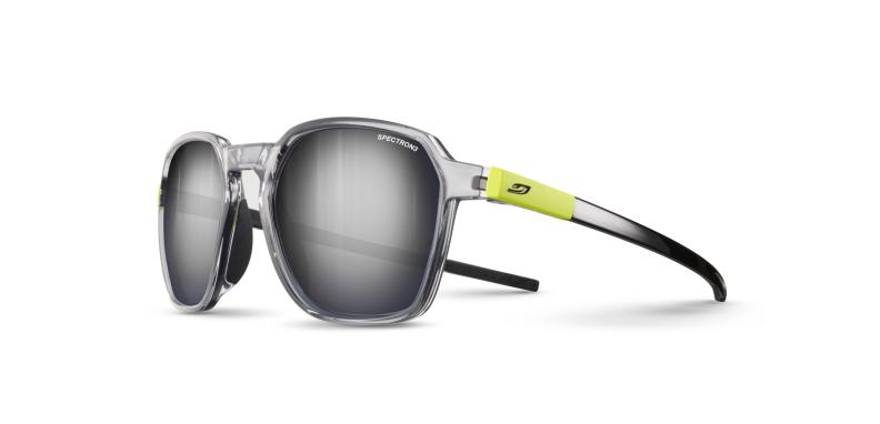 Julbo Sonnenbrille Drive - grau durchscheinend glänzend / gelb / schwarz, rauchgrau