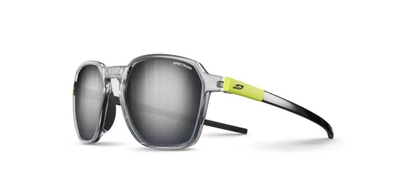 Julbo Sun Glasses Drive - grey translucent glossy / yellow / black, smoky grey