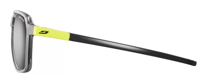 Julbo Sun Glasses Drive - grey translucent glossy / yellow / black, smoky grey