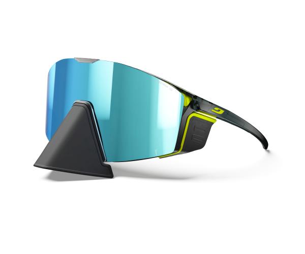 Julbo Sportbrille Edge Cover - schwarz / neon gelb, braun