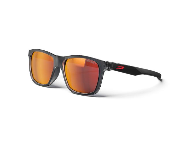 Julbo Kinder Sonnenbrille Elwood - schwarz durchscheinend matt / schwarz matt, rauchgrau