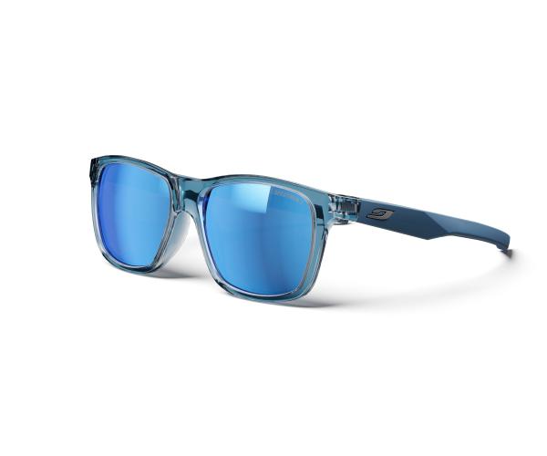 Julbo Kinder Sonnenbrille Elwood - entenblau durchscheinend glänzend / blau matt, rauchgrau
