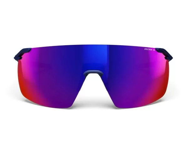 Julbo Sportbrille Faster L - dunkelblau / gold, zinnoberrot