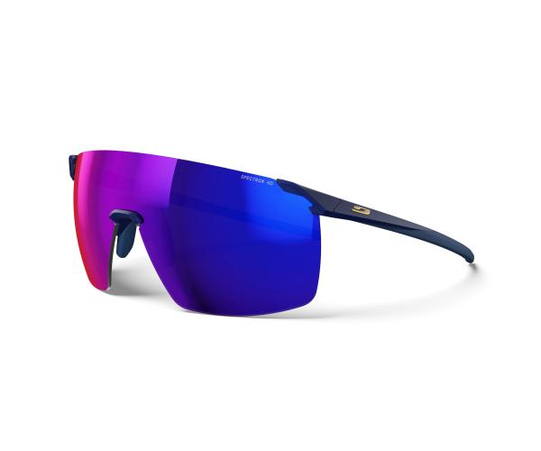 Julbo Sportbrille Faster L - dunkelblau / gold, zinnoberrot